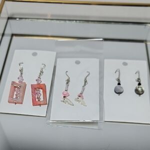 Elegant Lot of Mother of Pearl Earrings